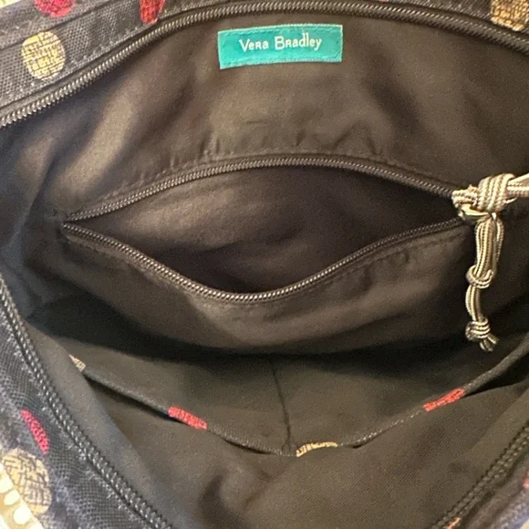 Vera Bradley Black Polka Dot Crossbody Bag - Picture 5 of 10